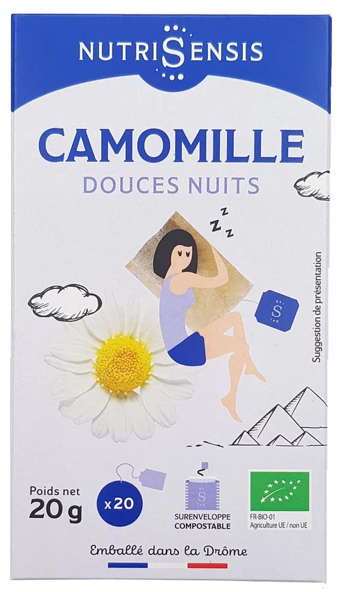 Camomille Bio Nutrisensis - 20 sachets