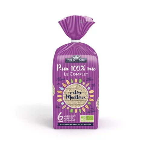 Pain végétal 100% mie Le complet Felici’mie - 300 g