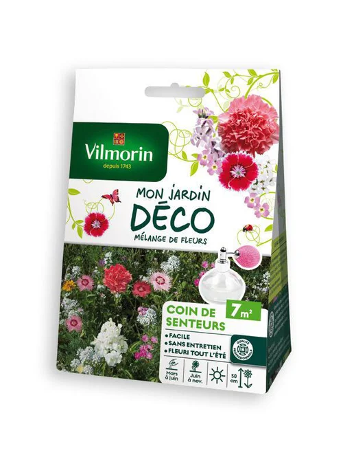 Mélange de fleurs Coin senteur Vilmorin - graines à semer 7 m² de surface