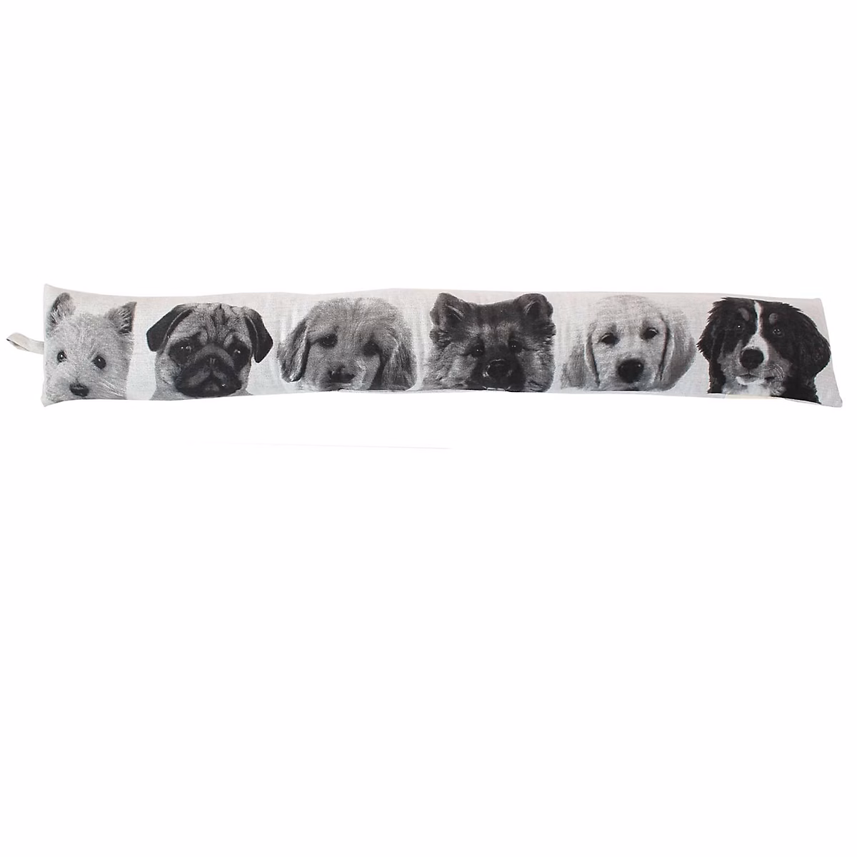 Boudin de porte imprimé chiens Blanc – L. 90 x l. 15