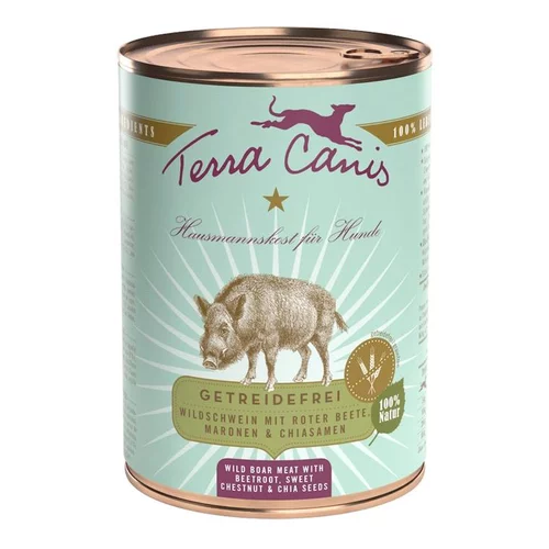 Pâtée pour chien au sanglier Terra Canis - 400 g