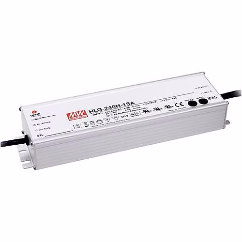 Driver LED HLG-240H-12B 12 V DC 16 A – alimentation LED 192 W, IP67
