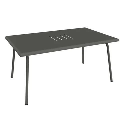 Table basse Monceau rectangulaire coloris vert en acier Fermob - 92 x 57 cm