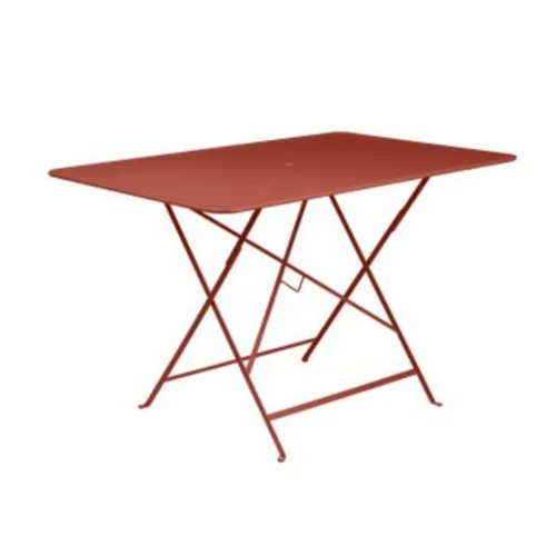 Table pliante Bistro FERMOB ocre rouge L117xl57xh74