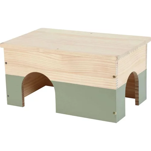 Maison en bois pour lapin coloris vert Zolux Neolife – Taille XL