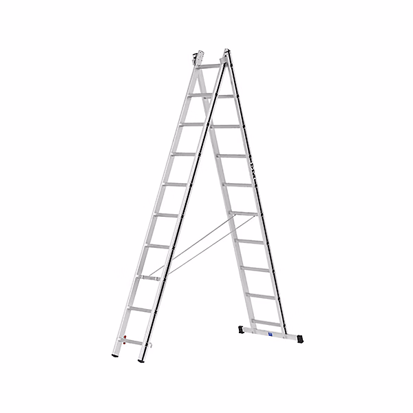 Echelle transformable 2 × 8 barreaux – Longueur déployée 3.69m, 7004516