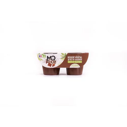 Dessert végétal chocolat bio Morice – 2 x 100 g