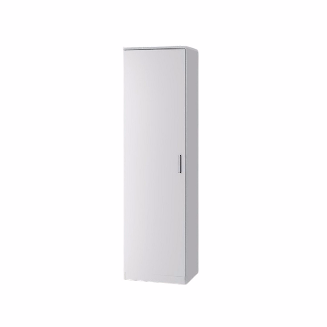Armoire penderie – Armoire ALABAMA 1 porte L50 x H184 x P52 cm Blanc brillant Design