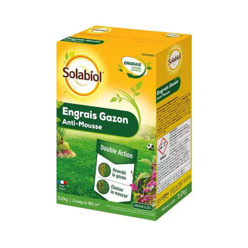 Engrais Gazon Anti-mousse 3,2 kg 11x19x27 cm