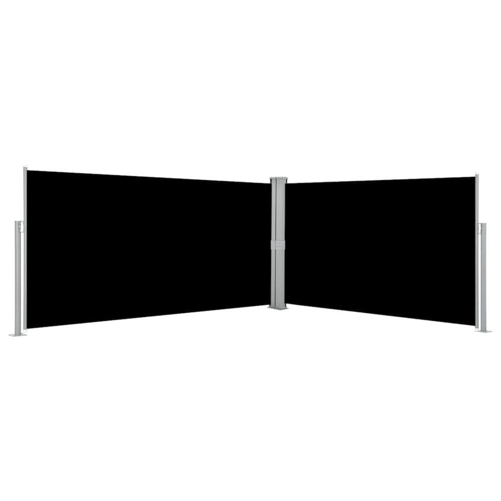 VIDAXL Auvent lateral retractable noir 160 x 600 cm – 600 cm noir