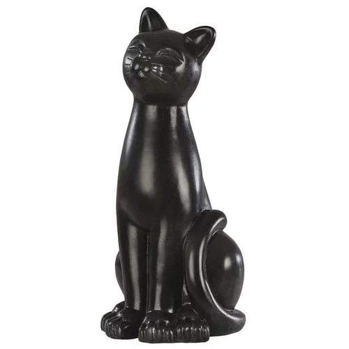 Statue en béton ciré anthracite Hairie Grandon chat déco petit modèle - 42 cm