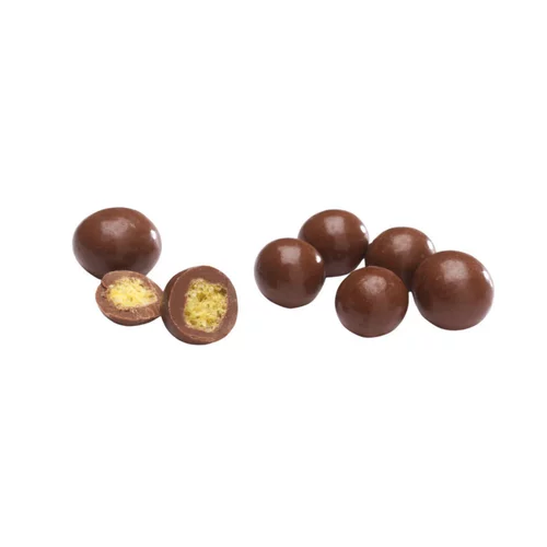 Billes de maïs soufflé enrobées de chocolat au lait - Prix au kilo