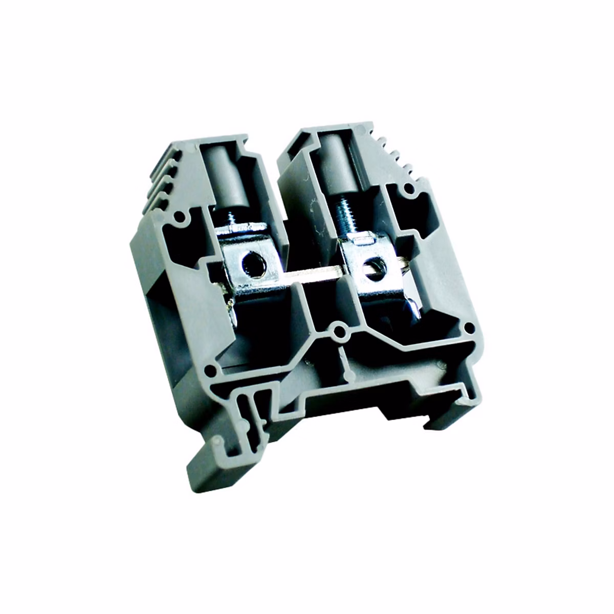 Bloc De Jonction 16mm² | Borne Er16 Grise – 85a Max – Connexion à Vis Section Max 25mm² – Montage Sur Rail Din