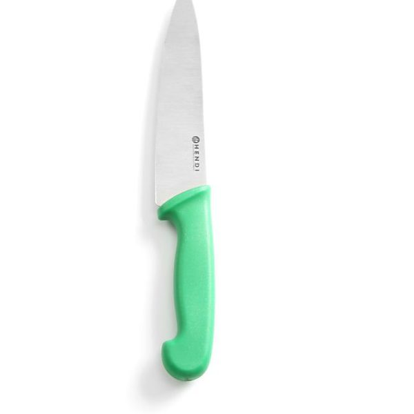 Couteau chef 320 mm – Hendi, Vert, l32- L0.1- P2.5- h4- Inox