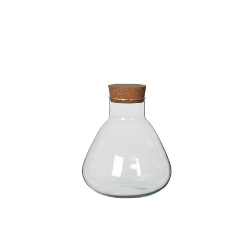 Bocal Emily en verre transparent grand modèle Ø 22,5 x H 24,5 cm