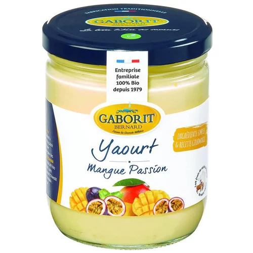 Yaourt gourmand mangue passion bio Gaborit – 400 g