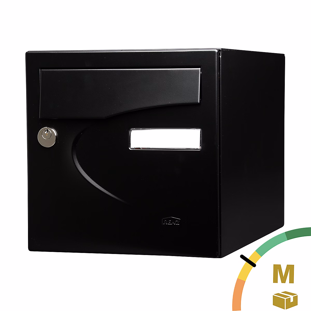 Boîte aux lettres, boîte à colis et accessoires – Boite aux lettres Préférence 2 portes noir mat 9005M