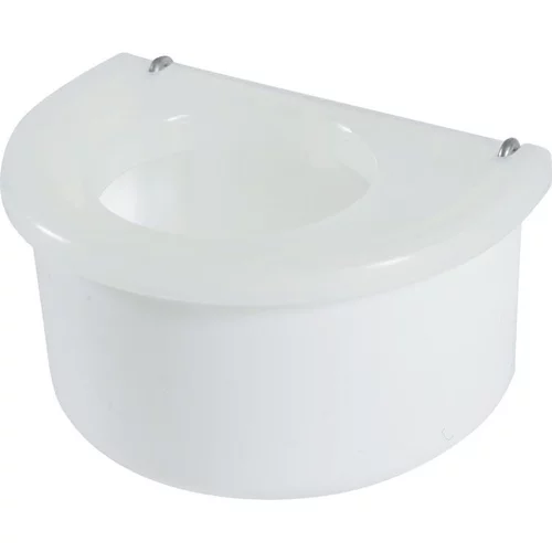 Mangeoire anti-gaspillage pour les oiseaux en plastique coloris blanc Zolux - 7 x 6 x 4,3 cm