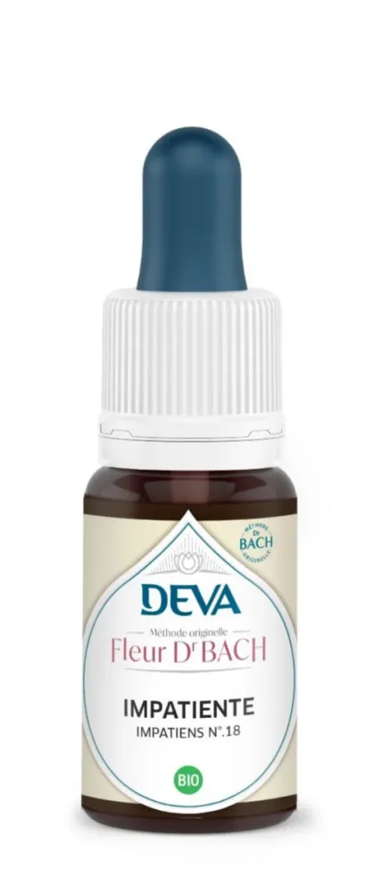 Complément alimentaire fleur de Bach impatiente bio Deva - 15 ml
