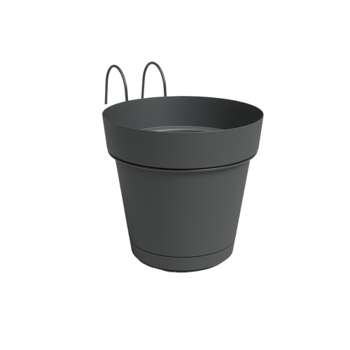 POT CAPRI BALCONY KIT - ANTHRACITE - 4L - ARTEVASI®
