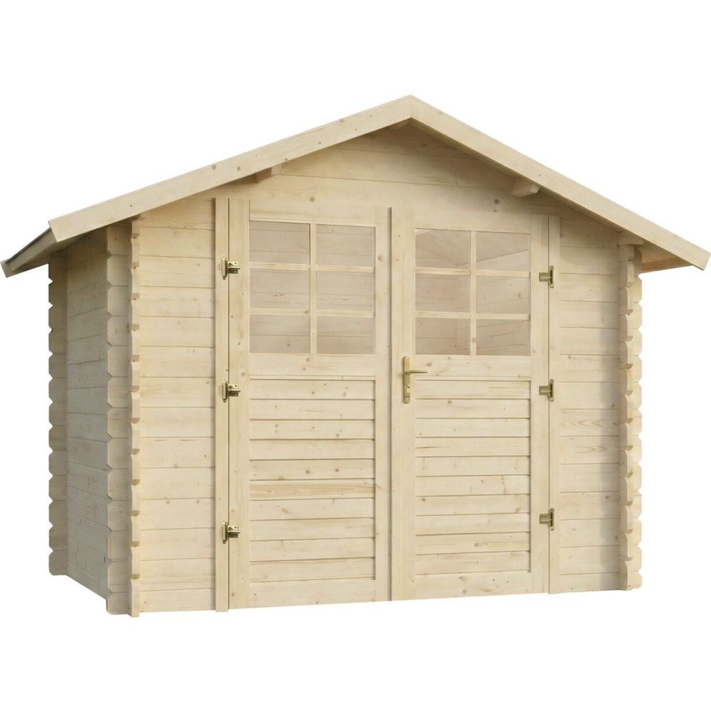 Habitat et Jardin Abri de jardin en bois beaufort – 301 cm 28 mm