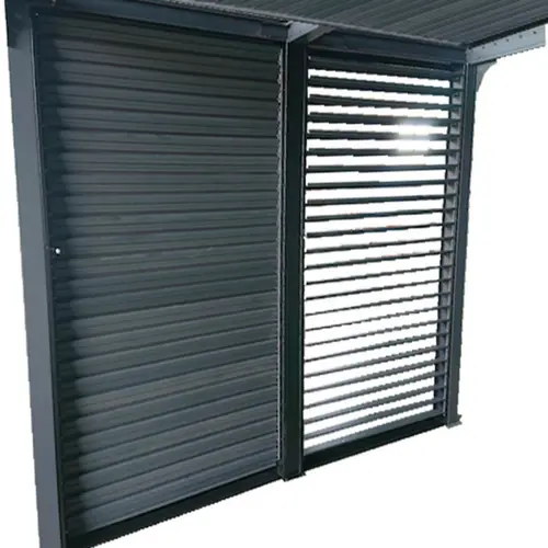 Ventelles pour pergola 3630 BI/PER 2430 BI coloris gris en aluminium - 2,19 x 2,8 m