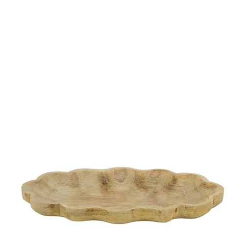 Plateau en bois naturel de manguier petit modèle - 28 x 14,5 cm