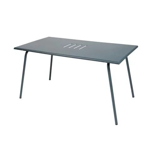 Table de jardin coloris gris orage Monceau Fermob - 146 cm
