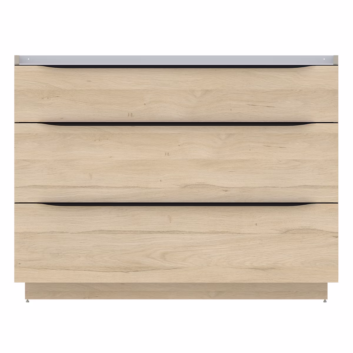 Meuble sous vasque à poser l.120 x H.88 x P.50 cm – effet bois, Pamili