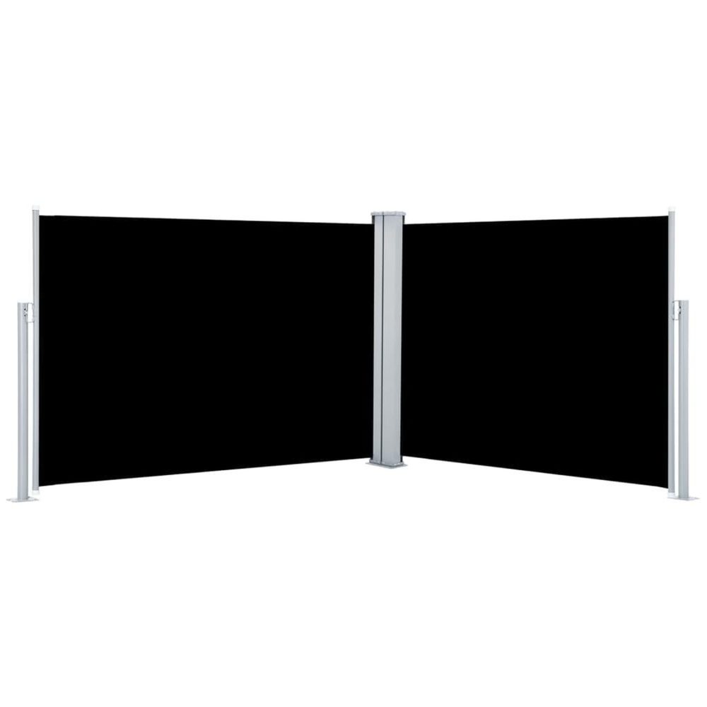 VIDAXL Auvent lateral retractable noir 100 x 1000 cm – Aménagement du jardin