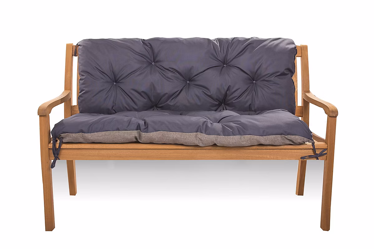 Coussin pour banc de jardin 150 × 50 × 40cm coussin de banc de jardin Bleu coussin de balançoire coussin de banc extérieur