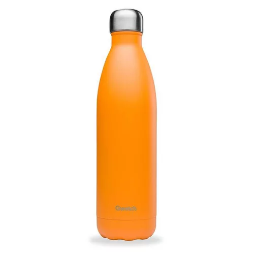 Bouteille isotherme coloris orange inox pop Qwetch - 750 ml