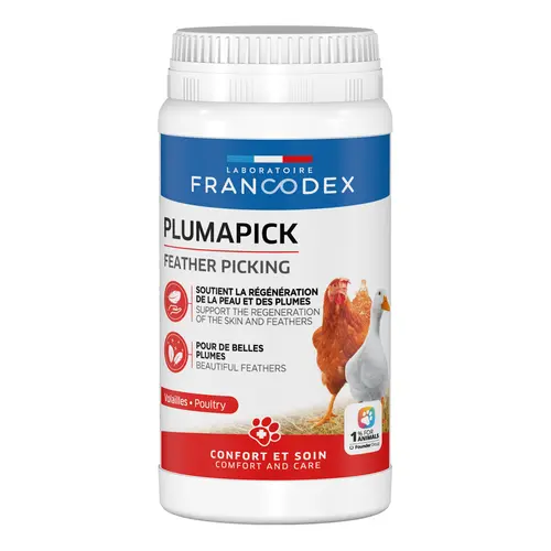 Complément alimentaire Pluma-pick pour volaille en pot de 250 g