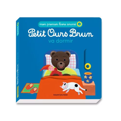 Livre "Petit ours brun va dormir" aux Éditions Bayard collection Mon premier livre animé