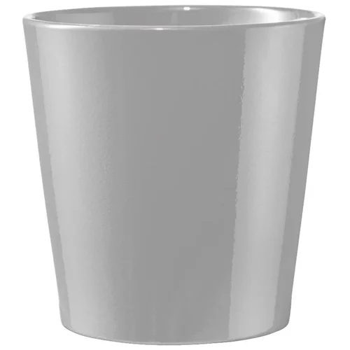 Cache-pot coloris gris Dallas Orchidée - Ø 13 cm