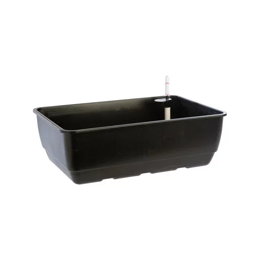 Système de réservoir pour carré potager ou bac de plantation coloris noir en plastique - 55 x 38 x 18 cm