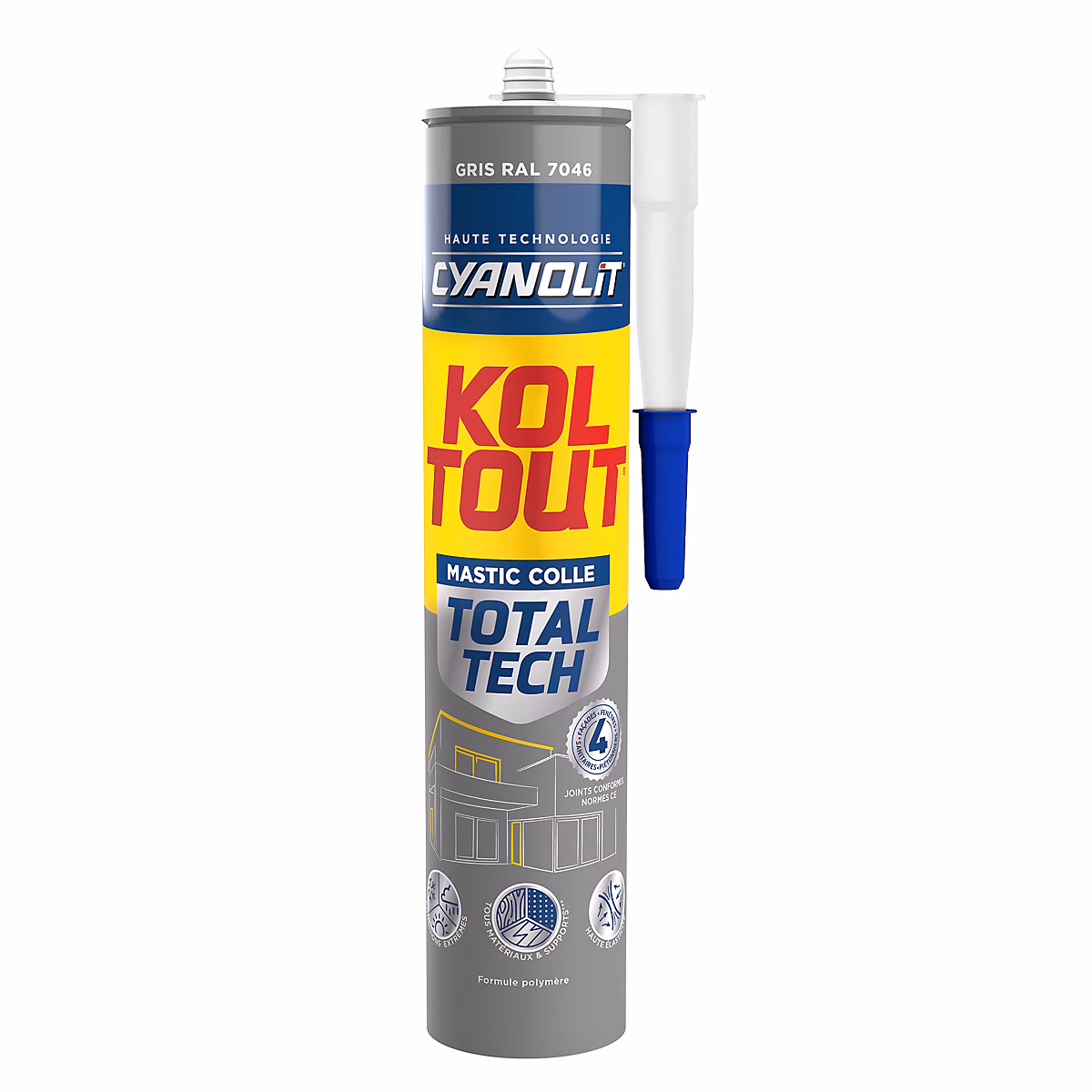 Colle – Mastic Cyanolit Total tech gris 290ml