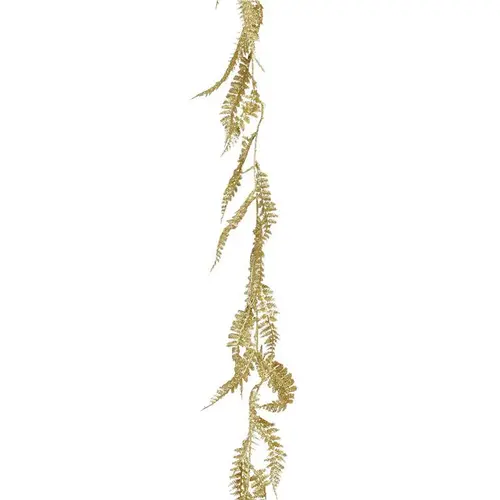 Guirlande de feuilles or - 180 cm
