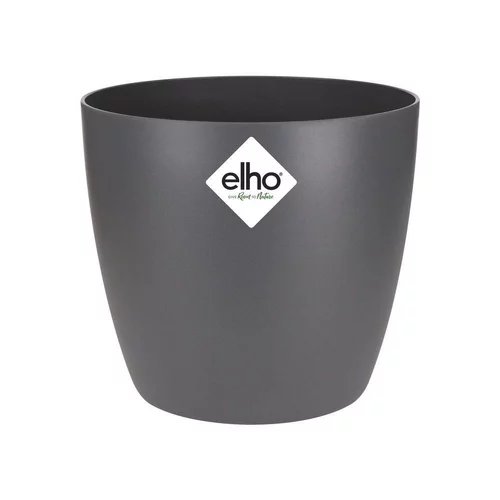 Cache-pot en polypropylène Elho Brussels rond mini anthracite - Ø 10,5 cm