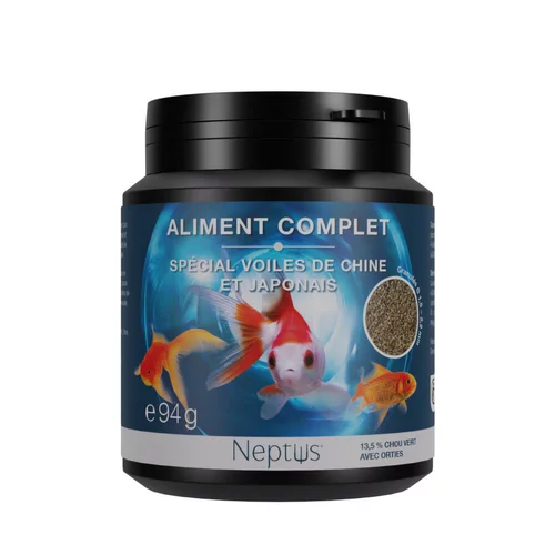 Aliment complet pour voiles de chine et poissons japonais granulés coloris multicolore Neptus – 200 ml