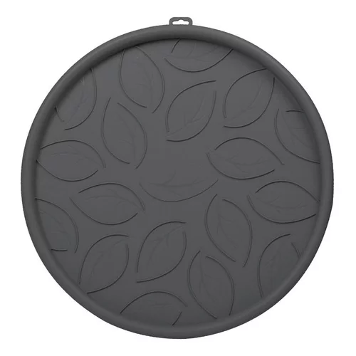 Soucoupe à roulettes gris anthracite Ø 45 cm
