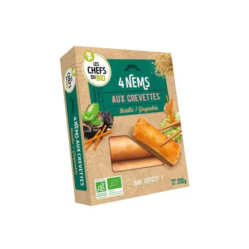 Nems aux crevettes Les p’tits chefs du bio - 240 g