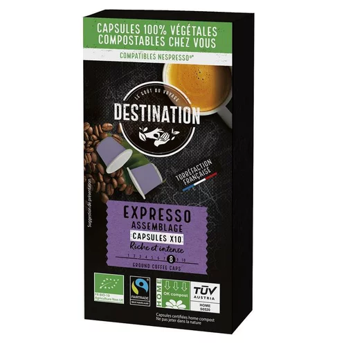 Capsules biodégrables Expresso bio FFL boîte 10x5,5g
