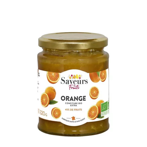 Confiture Extra d’orange bio - 320 g