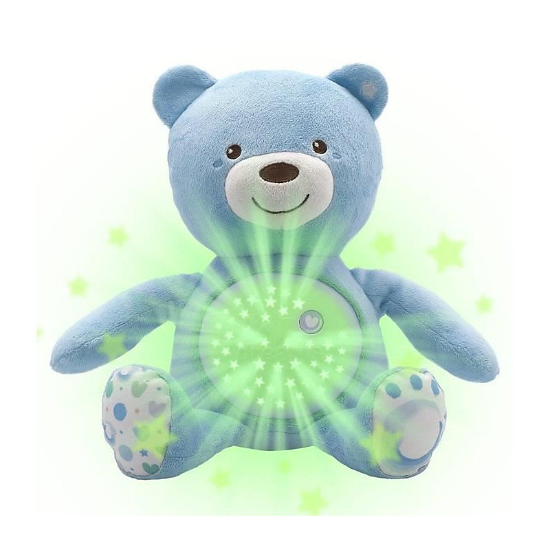 CHICCO Ourson Projecteur Baby Bear Bleu First Dreams – Réf. LKIXEOTSH6374118637