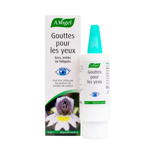 Gouttes pour les yeux en flacon de 10 ml