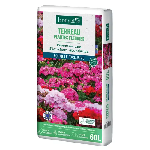 Terreau pour plantes fleuries botanic® 5 L
