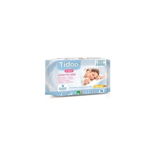 Lingettes sans parfum ultra douces 58 pièces