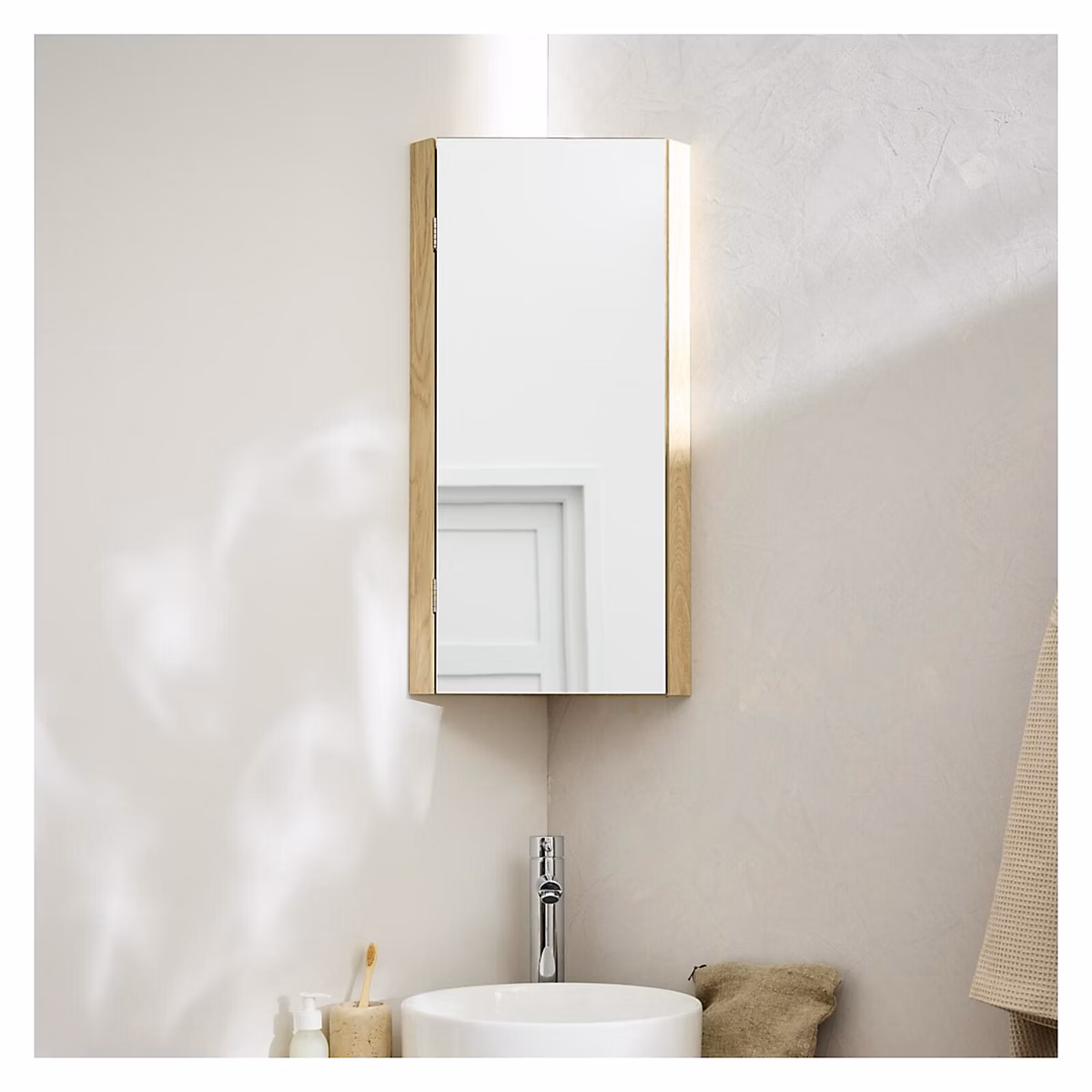 Armoire de toilette d'angle CLEO – Réf. OWRPNECSH4880988669