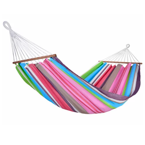 Hamac coloris multicolore Magnifico certifié FSC® Jobek Hamac GraphiK - 300 x 140 cm